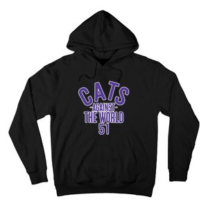 Tone Deaf Cats Against The World Hoodie