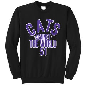 Tone Deaf Cats Against The World Sweatshirt