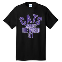 Tone Deaf Cats Against The World Tall T-Shirt