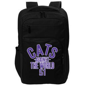 Tone Deaf Cats Against The World Impact Tech Backpack