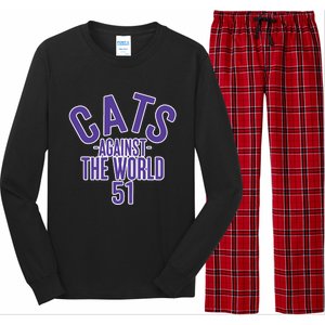 Tone Deaf Cats Against The World Long Sleeve Pajama Set