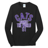 Tone Deaf Cats Against The World Tall Long Sleeve T-Shirt