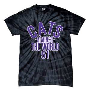 Tone Deaf Cats Against The World Tie-Dye T-Shirt