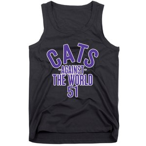 Tone Deaf Cats Against The World Tank Top