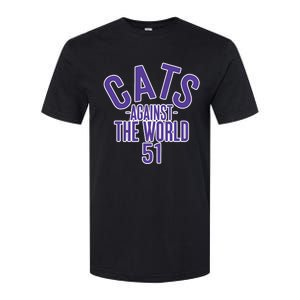 Tone Deaf Cats Against The World Softstyle CVC T-Shirt