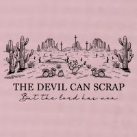 The Devil Can Scrap But The Lord Has Won Western 25L Jumbo Tote