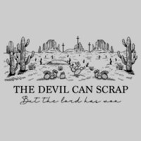 The Devil Can Scrap But The Lord Has Won Western Tie-Dye T-Shirt