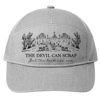 The Devil Can Scrap But The Lord Has Won Western 7-Panel Snapback Hat