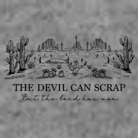 The Devil Can Scrap But The Lord Has Won Western 7-Panel Snapback Hat