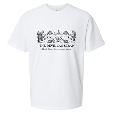 The Devil Can Scrap But The Lord Has Won Western Sueded Cloud Jersey T-Shirt