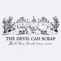 The Devil Can Scrap But The Lord Has Won Western Sueded Cloud Jersey T-Shirt