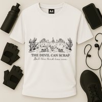 The Devil Can Scrap But The Lord Has Won Western Performance Shirt