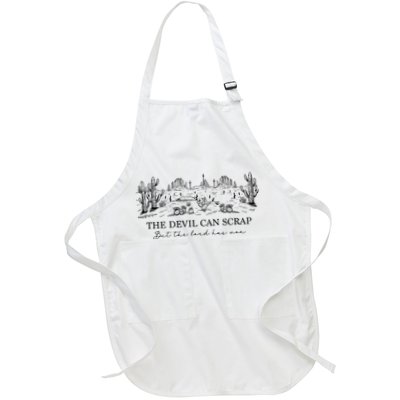 The Devil Can Scrap But The Lord Has Won Western Apron