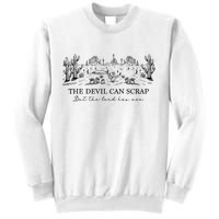 The Devil Can Scrap But The Lord Has Won Western Sweatshirt