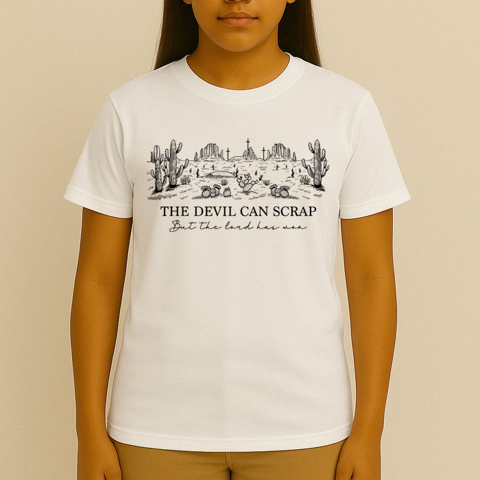 The Devil Can Scrap But The Lord Has Won Western T-Shirt