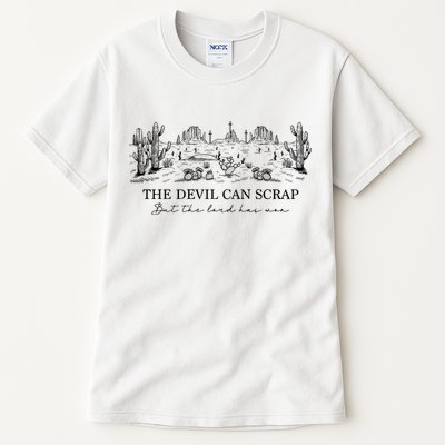 The Devil Can Scrap But The Lord Has Won Western Tall T-Shirt