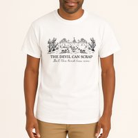 The Devil Can Scrap But The Lord Has Won Western Tall T-Shirt