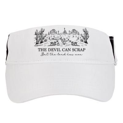 The Devil Can Scrap But The Lord Has Won Western Adult Drive Performance Visor