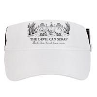 The Devil Can Scrap But The Lord Has Won Western Adult Drive Performance Visor