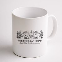 The Devil Can Scrap But The Lord Has Won Western Mug