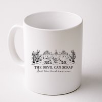 The Devil Can Scrap But The Lord Has Won Western Mug