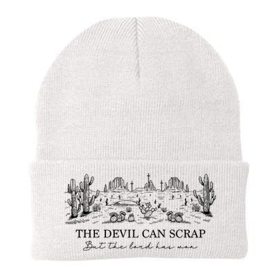 The Devil Can Scrap But The Lord Has Won Western Beanie