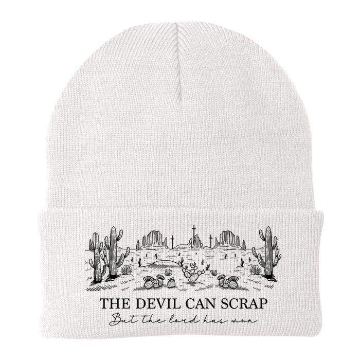 The Devil Can Scrap But The Lord Has Won Western Beanie