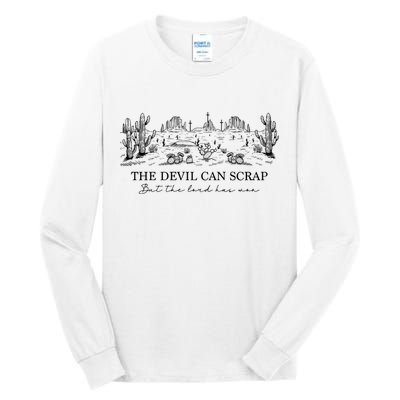The Devil Can Scrap But The Lord Has Won Western Tall Long Sleeve T-Shirt