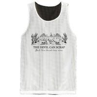 The Devil Can Scrap But The Lord Has Won Western Mesh Reversible Basketball Jersey Tank