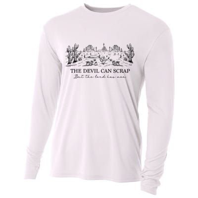 The Devil Can Scrap But The Lord Has Won Western Cooling Performance Long Sleeve Crew