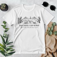 The Devil Can Scrap But The Lord Has Won Western Premium T-Shirt