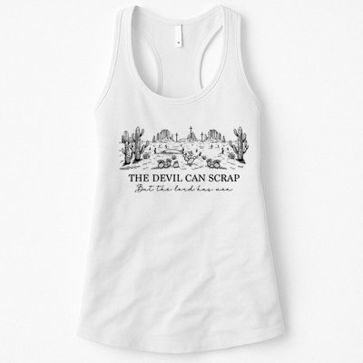 The Devil Can Scrap But The Lord Has Won Western Womens Tank Top