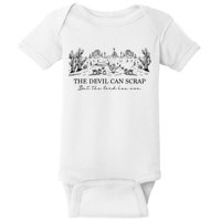 The Devil Can Scrap But The Lord Has Won Western Baby Bodysuit