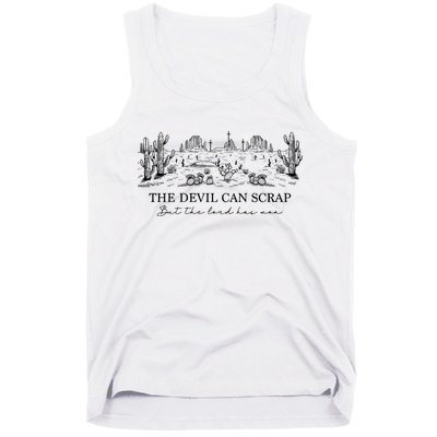 The Devil Can Scrap But The Lord Has Won Western Tank Top