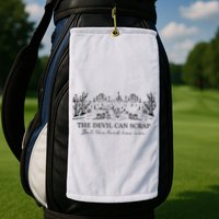 The Devil Can Scrap But The Lord Has Won Western Golf Towel