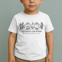 The Devil Can Scrap But The Lord Has Won Western Toddler T-Shirt