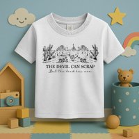 The Devil Can Scrap But The Lord Has Won Western Toddler T-Shirt