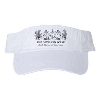 The Devil Can Scrap But The Lord Has Won Western Visor