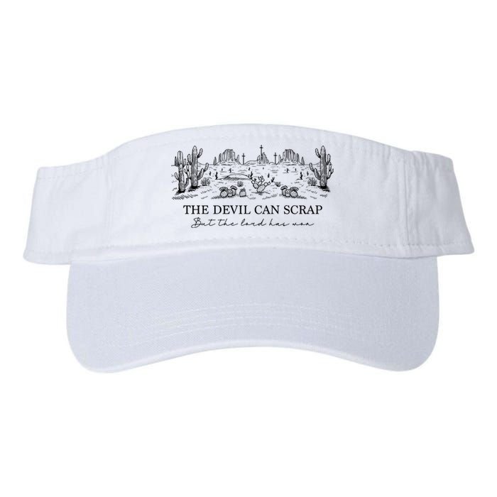 The Devil Can Scrap But The Lord Has Won Western Visor