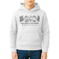The Devil Can Scrap But The Lord Has Won Western Kids Hoodie