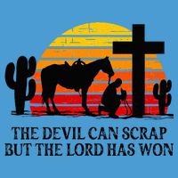 The Devil Can Scrap But The Lord Has Won Tie Dye Hoodie
