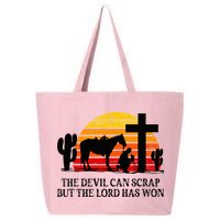 The Devil Can Scrap But The Lord Has Won 25L Jumbo Tote