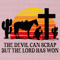 The Devil Can Scrap But The Lord Has Won 25L Jumbo Tote