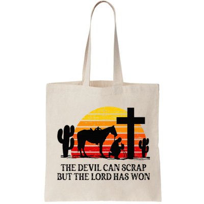 The Devil Can Scrap But The Lord Has Won Bag
