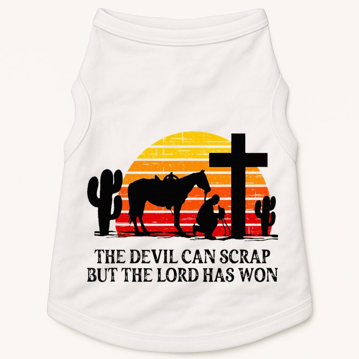The Devil Can Scrap But The Lord Has Won Doggie Tank
