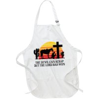 The Devil Can Scrap But The Lord Has Won Apron