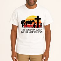 The Devil Can Scrap But The Lord Has Won Tall T-Shirt
