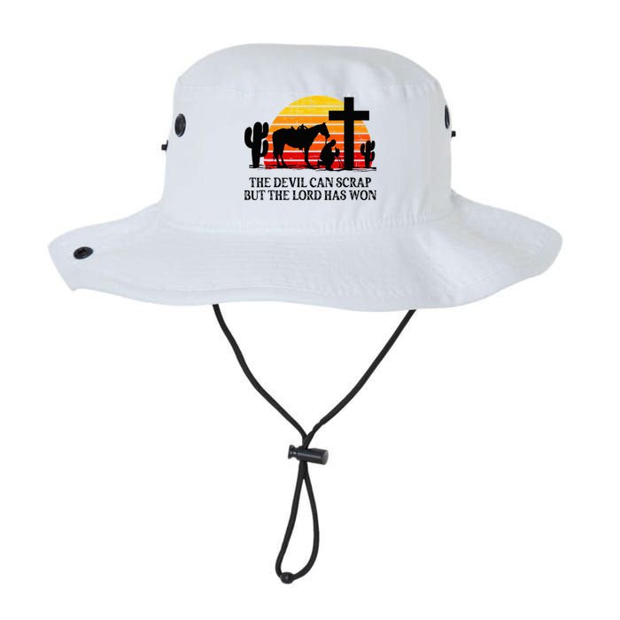 The Devil Can Scrap But The Lord Has Won Bucket Hat
