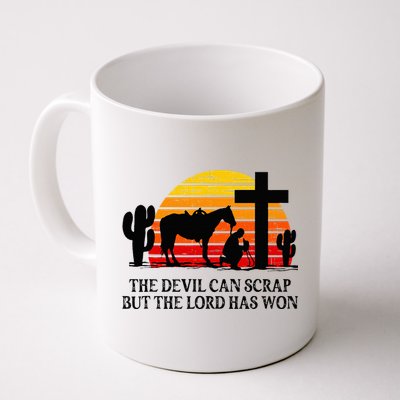 The Devil Can Scrap But The Lord Has Won Mug