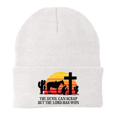 The Devil Can Scrap But The Lord Has Won Beanie
